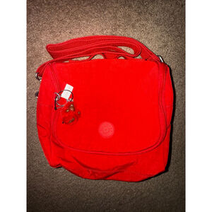 Women's Kipling Red Crossbody Cooler/Lunch bag .